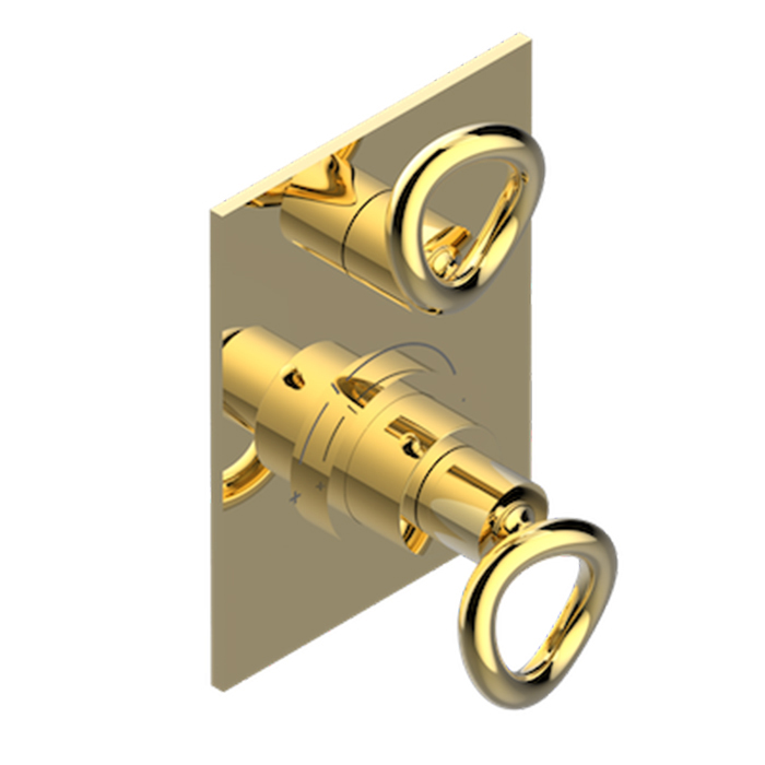 THG Collection O Смеситель для душа, встраиваемый, термостатический, цвет: Soft matt gold