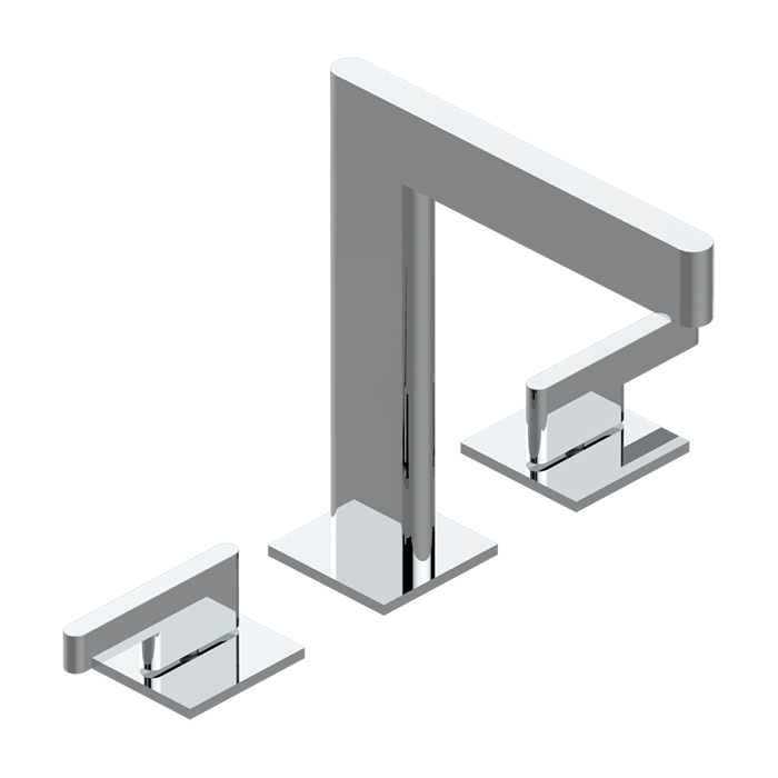 THG ICON-X METAL À MANETTES Смеситель для раковины, 3 отв, с донным клапаном, цвет: хром