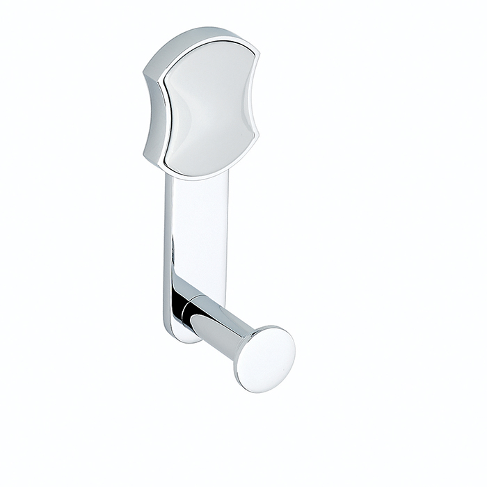 THG Infini white porcelain Крючок, подвесной, цвет: хром