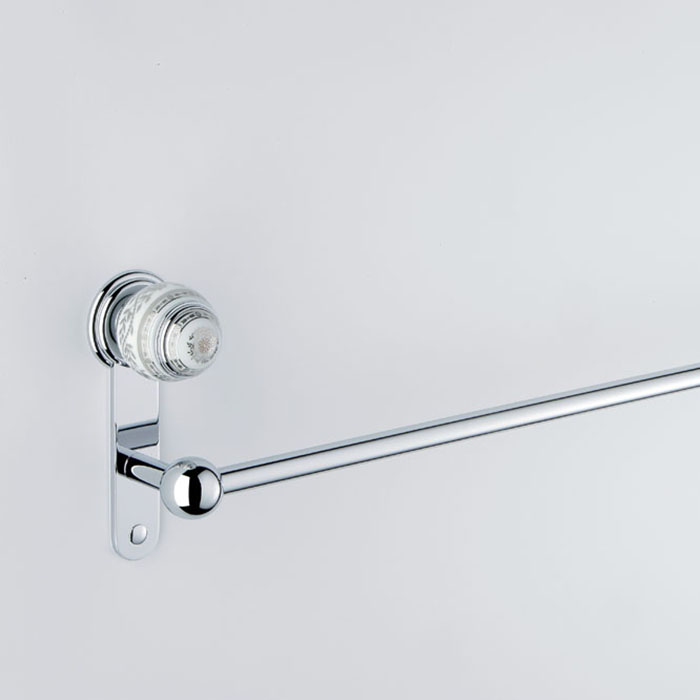 THG Marquise platinum decor Полотенцедержатель, подвесной, декор белый/платина, цвет: хром