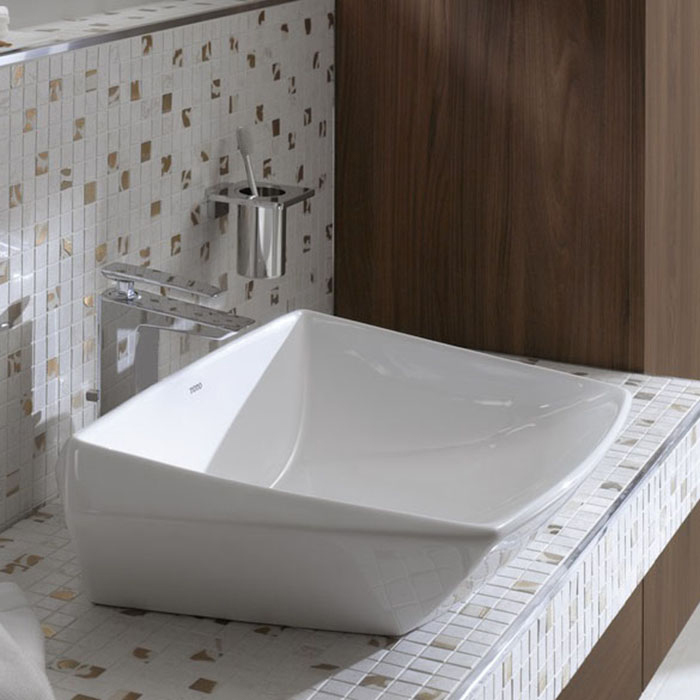 TOTO Jewelhex Раковина, без отв, цвет: белый