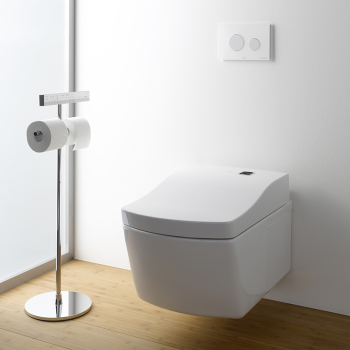 TOTO Neorest EW Унитаз подвесной, безободковый, CeFiONtect, Tornado Flush цвет: белый с сиденьем WASHLET