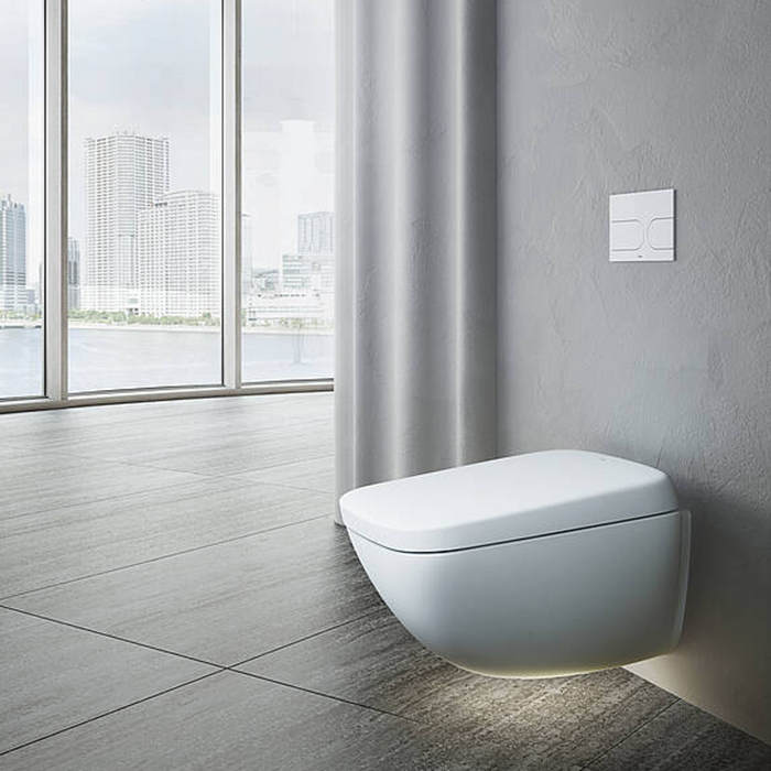 TOTO Neorest WX1 Комплект: Унитаз подвесной, сиденье, инсталяция, клавиша смыва, Cefiontect, Rimless, цвет: белый матовый