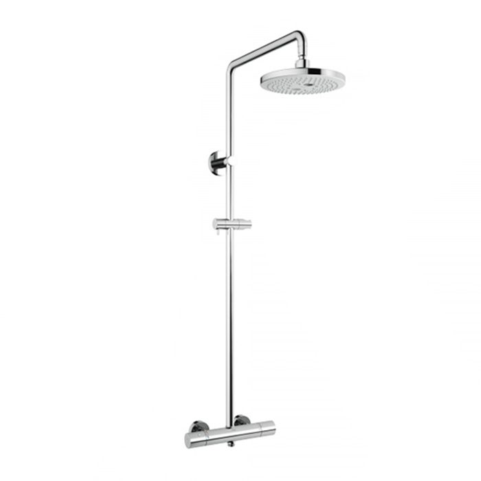 TOTO Showers Душевая стойка с термостатическим смесителем, SMA, Comfort Wave, Warm Spa, цвет: хром (без шланга и ручного душа)