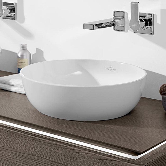 Villeroy&Boch Artis Раковина круглая, без перелива, CeramicPlus, цвет: альпийский белый