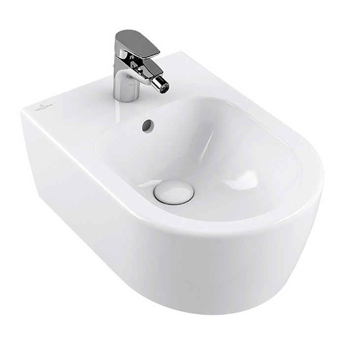 Villeroy&Boch Avento Биде подвесное, с 1 отв, цвет: альпийский белый