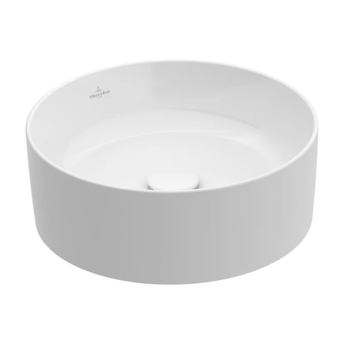 Villeroy&Boch Collaro Раковина накладная 5h, без отв. под смеситель, без перелива, TitanCeram, цвет альпийский белый
