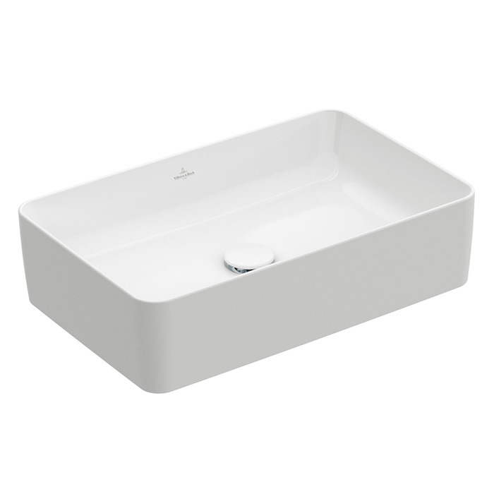 Villeroy&Boch Collaro Раковина накладная, без отв, цвет: альпийский белый