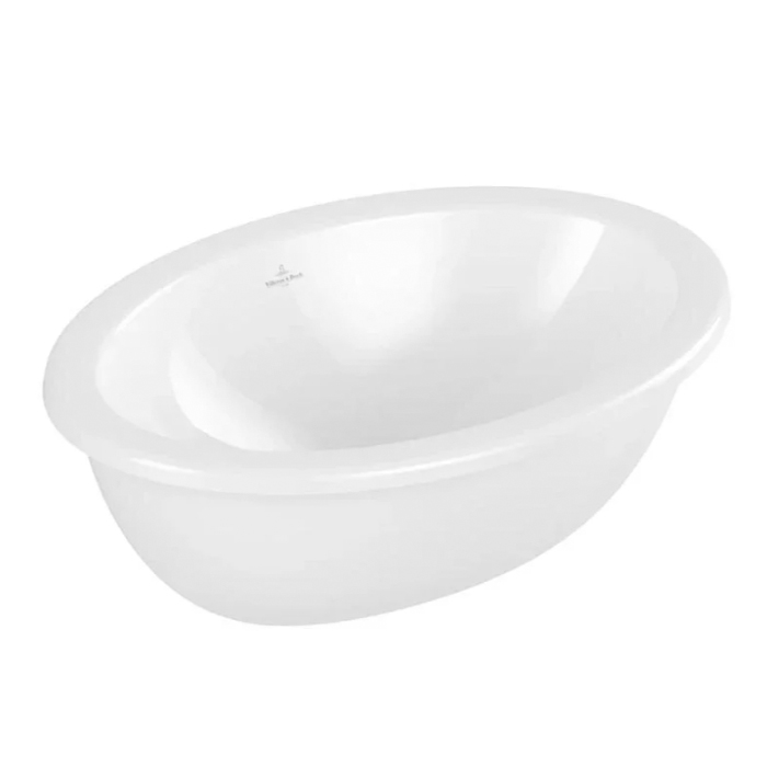 Villeroy&Boch Loop&Friends Раковина, встраиваемая снизу, без отв, с переливом, цвет: альпийский белый