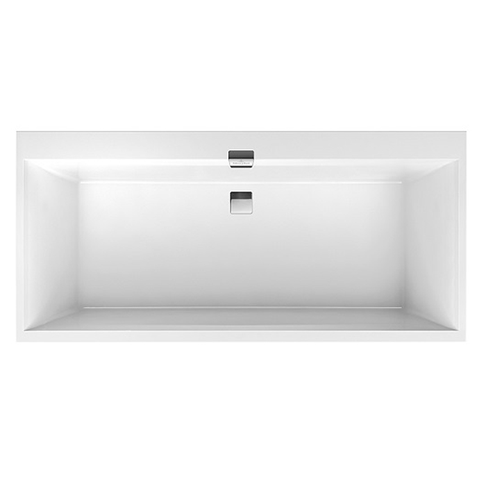Villeroy&Boch Squaro Ванна встраиваемая, прямоугольная, цвет: белый