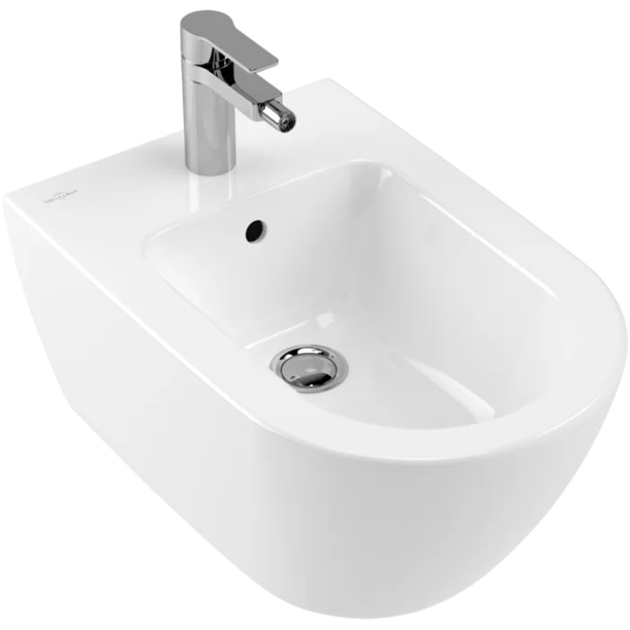 Villeroy&Boch Subway 2.0 Биде подвесное, 1 отв, цвет: альпийский белый