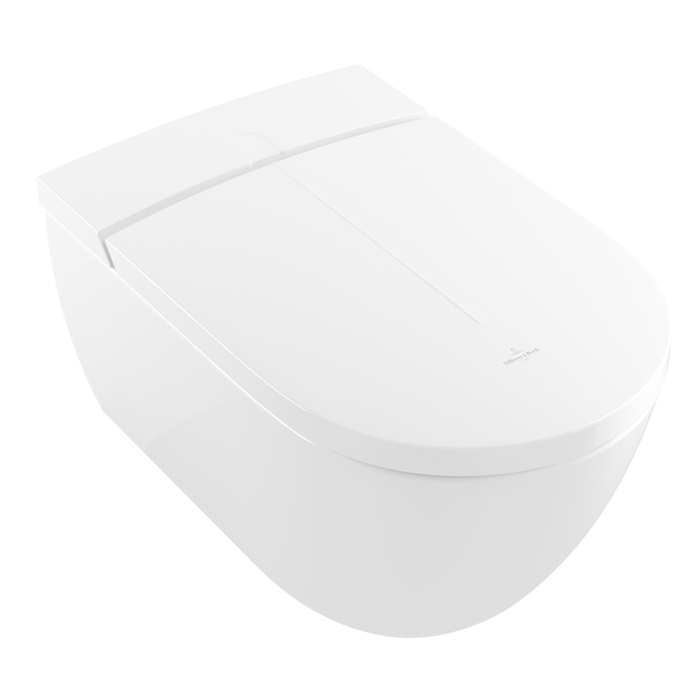 Villeroy&Boch Viclean Унитаз-биде подвесной, CeramicPlus, цвет: альпийский белый