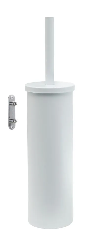 Gedy Flip, настенный металлический ёрш, цвет белый матовый