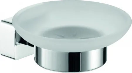 Sanibano Argos, настенная стеклянная мыльница, цвет хром