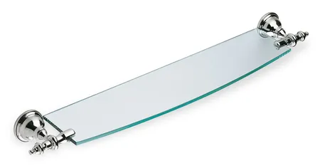 Stil Haus Elite, стеклянная полка, цвет бронза