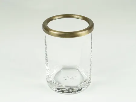Surya Crystal, стакан, стекло с эффектом волны, цвет светлая бронза