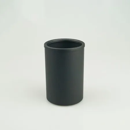 Surya Metall, круглый металлический стакан, цвет черный матовый