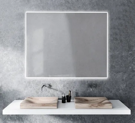 Xpertials Shira, зеркало, 1 датчик: LED подсветка с регулировкой яркости