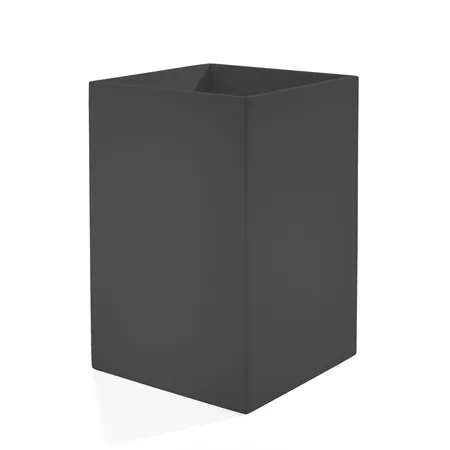 3SC Mood Black Ведро, без крышки, композит Solid Surface, цвет: чёрный матовый