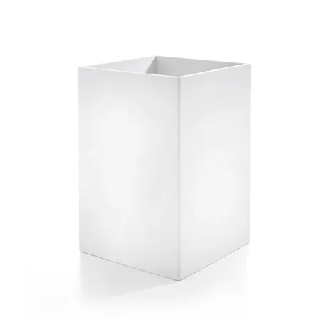 3SC Mood White Ведро, без крышки, композит Solid Surface, цвет: белый матовый