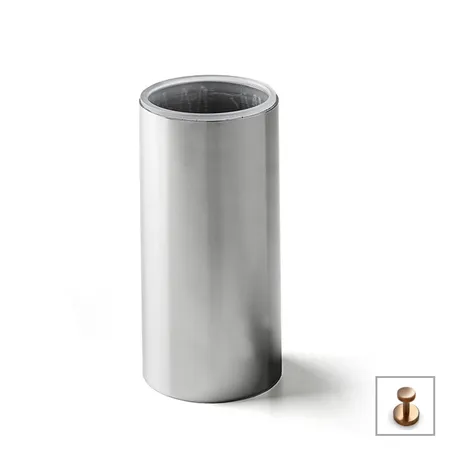 3SC Metal Tonda Стакан настольный, цвет: Warm Brushed Bronze PVD