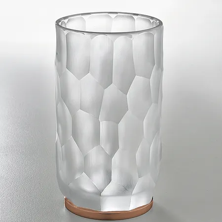 3SC Nest Стакан настольный, цвет: прозрачный хрусталь/Warm Brushed Bronze PVD