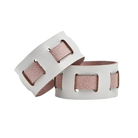 ADJ Кольцо для салфеток Bottega, цвет: устричный/пепельная роза