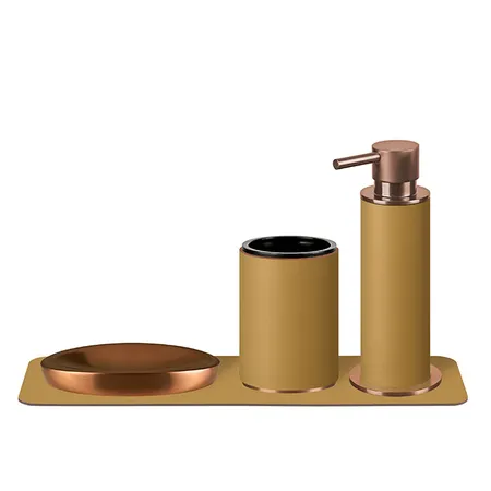 ADJ Стакан для зубных щеток, цвет:copper/горчичный