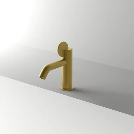 Agape Limon Смеситель для раковины, на 1 отв, однорычажный, цвет: Natural brushed brass