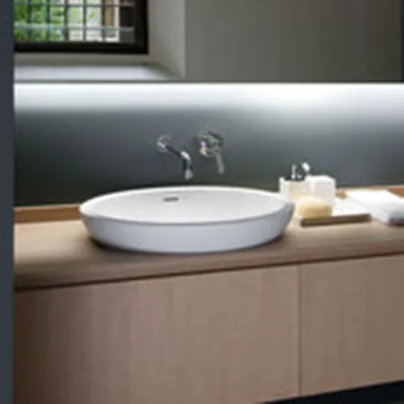Agape Spoon XL Раковина, без отв, овальная, цвет: белый