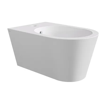 Alice Hide Биде Round, подвесное, цвет: белый матовый