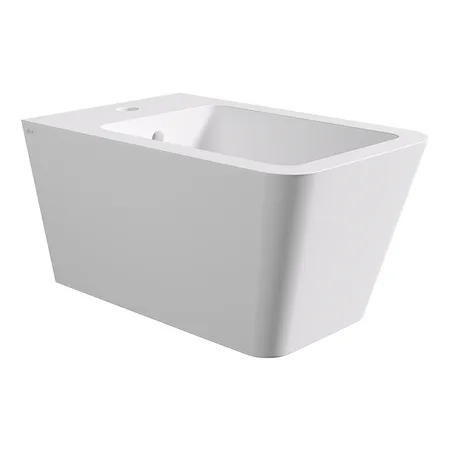 Alice Hide Square Биде подвесное, цвет: белый матовый