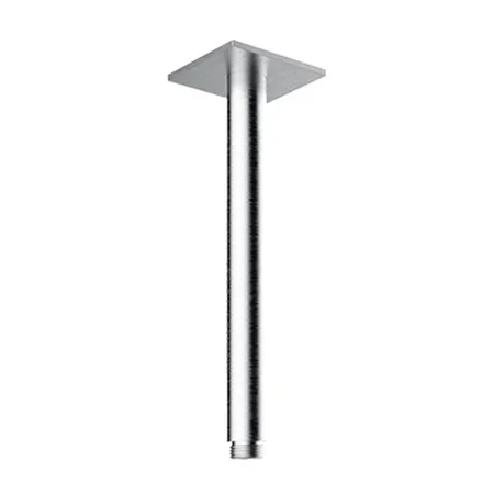Almar 316 Stainless Steel Кронштейн для верхнего душа, потолочный, с квадратным отражателем, цвет: нержавеющая сталь брашированная AISI 316