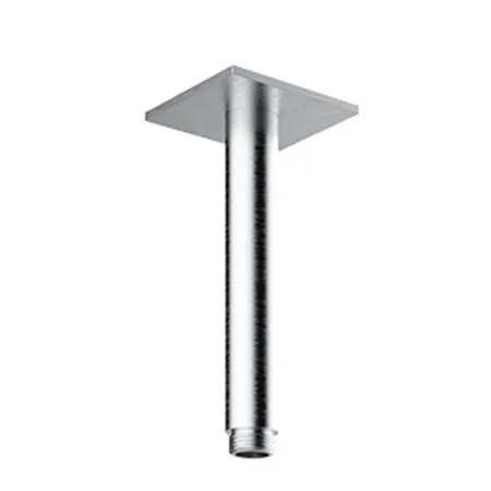 Almar 316 Stainless Steel Кронштейн для верхнего душа, потолочный, с квадратным отражателем, цвет: нержавеющая сталь брашированная AISI 316