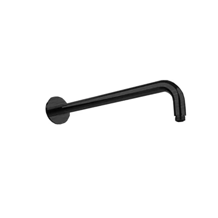 Almar Arms Кронштейн для верхнего душа, настенный, с круглым отражателем, цвет: черный металл брашированный PVD