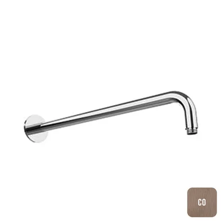 Almar Держатель верхнего душа настенный с круглым отражателем, цвет: Copper Brushed PVD