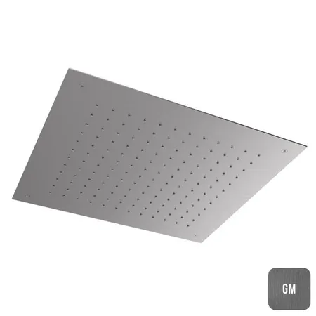 Almar Душевая лейка потолочная встраив, 1 режим, цвет: Gun Metal Brushed PVD