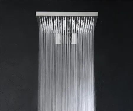 Almar Emotion Velvet Верхний душ, настенный, 2 режима, цвет: Mirror Stainless Steel