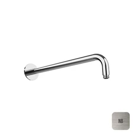Almar Кронштейн для душа, настенный, с круглым отражателем, цвет: Nickel Brushed
