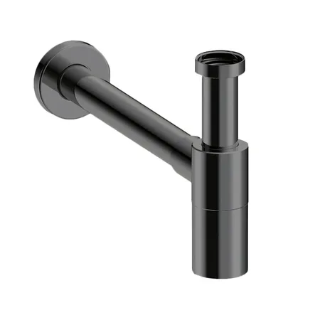 Almar Mixers Сифон для раковины, цвет: черный металл брашированный PVD