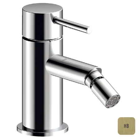 Almar Mixers Смеситель для биде, 1 отв, без донного клапана, цвет: High Brass Brushed PVD
