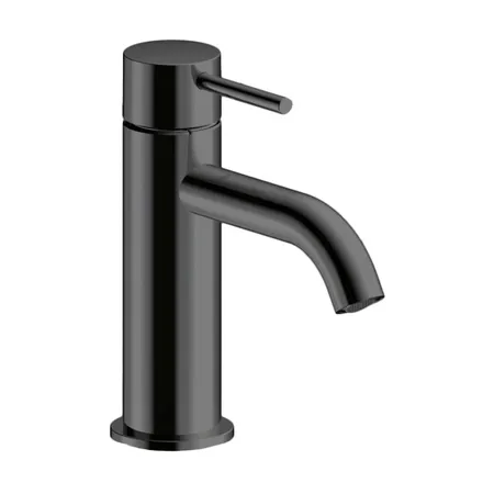 Almar Mixers Смеситель для раковины, 1 отв, без донного клапана, цвет: черный металл брашированный PVD