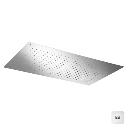 Almar Rectangular Temptation Верхний душ, потолочный, встраиваемый, 1 режим, цвет: белый матовый