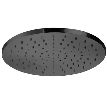 Almar Round Верхний душ, настенный, круглый, латунь, цвет: Gun Metal Brushed PVD