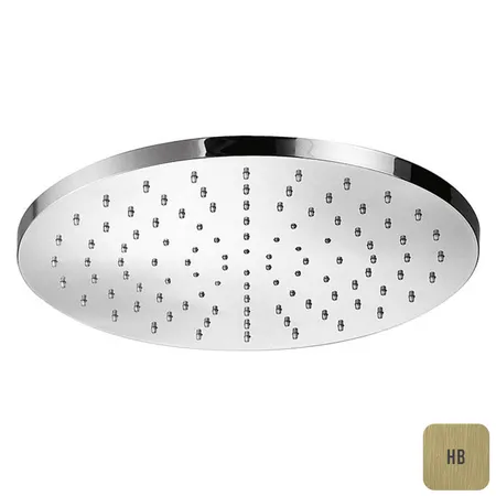 Almar Round Верхний душ круглый, латунь, цвет: High Brass Brushed PVD
