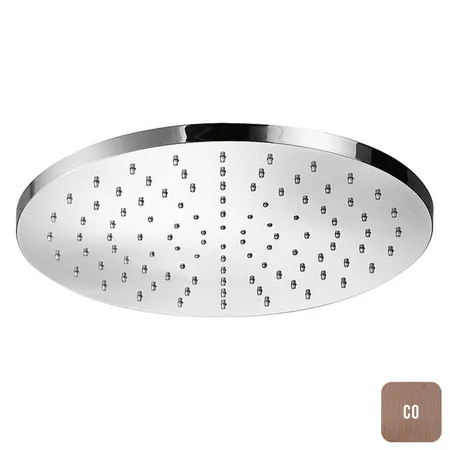 Almar Round Верхний душ круглый, латунь, цвет: Copper Brushed PVD