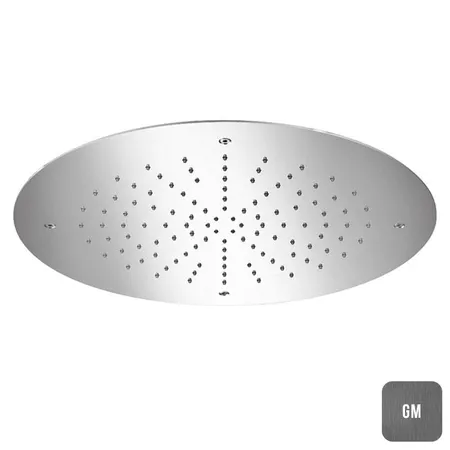 Almar Round Верхний душ круглый, нерж сталь, цвет: Gun Metal Brushed PVD