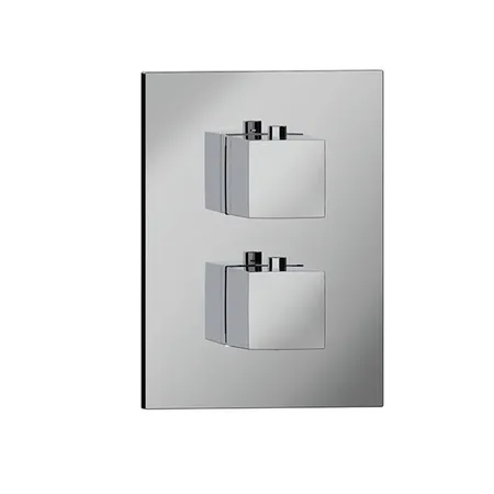 Almar Square Core Смеситель для душа, встраиваемый, внешняя часть, на 3 выхода, цвет: хром