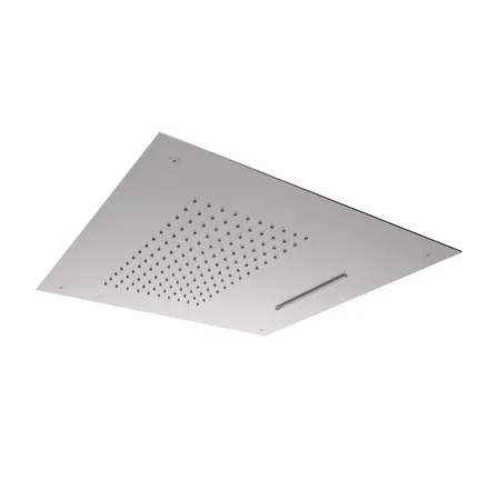 Almar Square Temptation XL Верхний душ, потолочный, 2 режима, цвет: Mirror Stainless Steel