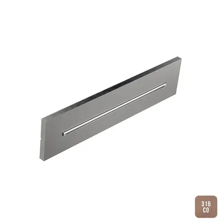 Almar Waterfall Wall Built-In Излив, настенный, "водопад", цвет: AISI 316 Stainless Steel